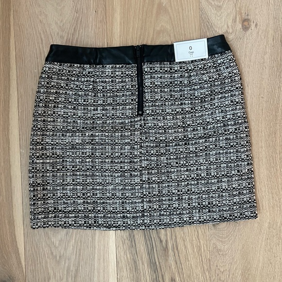 Leather & tweed skirt - Picture 5 of 5